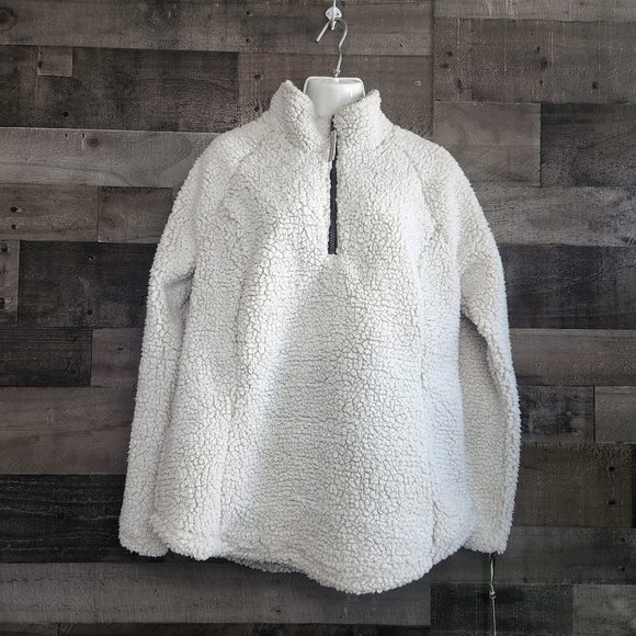 New Te Verde Sherpa Pullover Sweater Size M - Picture 1 of 7